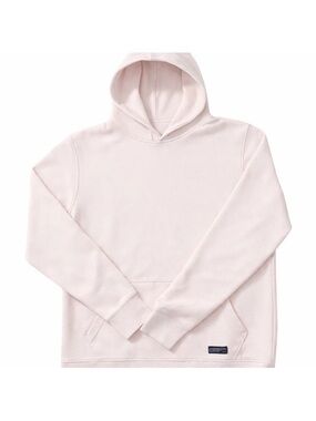 Abercrombie & Fitch Pink Hoodie Women’s Medium Soft Fleece Pullover Minimal Logo